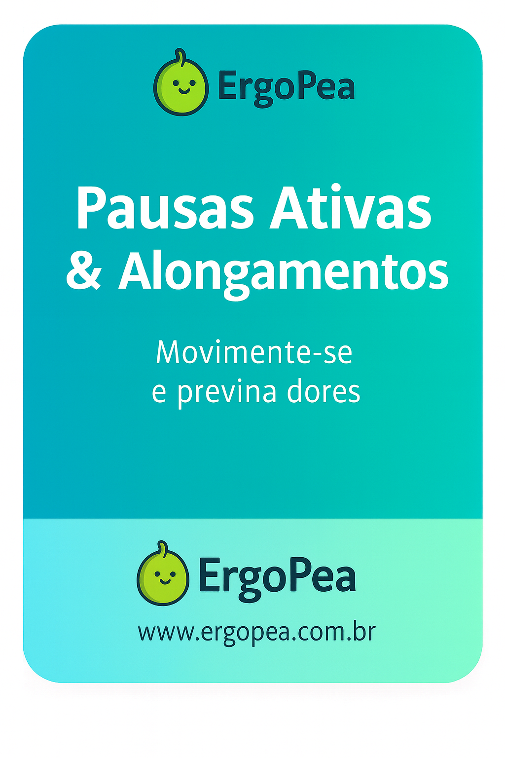 Capa do guia Pausas Ativas & Alongamentos