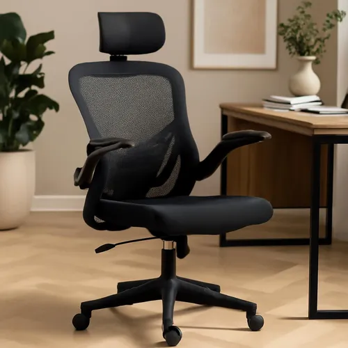 Cadeira ergonômica com apoio lombar